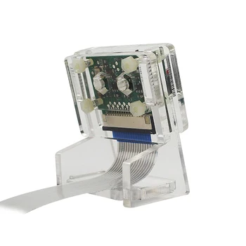 Акриловый держатель мини-камеры Ov5647 в розницу, Прозрачный кронштейн для веб-камеры для камеры Raspberry Pi 3