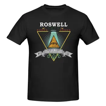Рубашка с инопланетянами Roswell 1947 - футболка Ufo в винтажном стиле, Area 51, S-3Xl