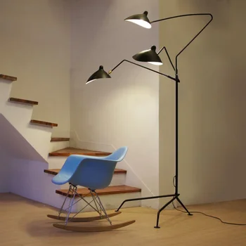 Скандинавский светодиодный торшер с регулируемым вращением, домашний декор для гостиной, стационарное освещение в помещении, прикроватная тумбочка для чтения в спальне