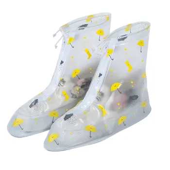 Противоскользящие водонепроницаемые утолщенные мужские и женские многоразовые чехлы для обуви, уличный защитный чехол от дождя для обуви