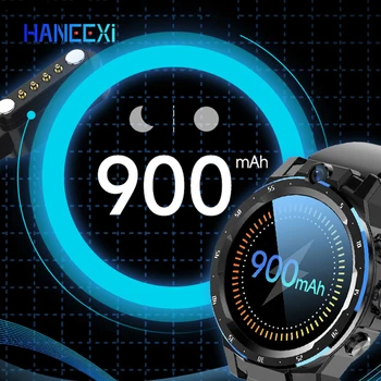 высококачественные роскошные 2022 4G глобальная версия Смарт-часов Для мужчин 6G RAM 128 ГБ ROM GPS Wifi Две Камеры 900 мАч Большая Батарея Smartwatch
