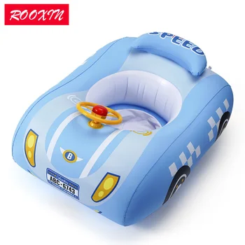 Автомобильное кольцо для плавания ROOXIN, детское кольцо для плавания, трубка для ребенка, Детское сиденье для плавания, круг, поплавок, Водное игровое оборудование для бассейна, игрушка