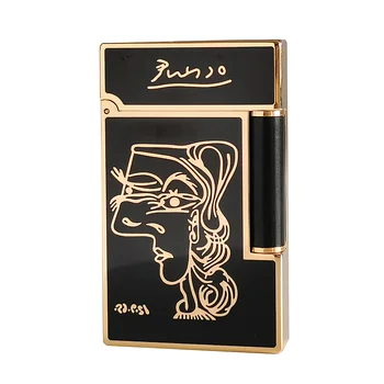 Зажигалка для курения с рисунком красавицы-девушки Ligne 2 Китайская краска Мемориал Классический звук французских брендов Мужской подарок