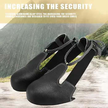 Противоударная нескользящая защитная обувь унисекс со стальным носком, универсальные промышленные защитные галоши