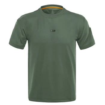Мужская футболка Drop, мужская камуфляжная армейская футболка, повседневная одежда для фитнеса, бодибилдинга, мужская армейская тактическая футболка для солдат, военная униформа