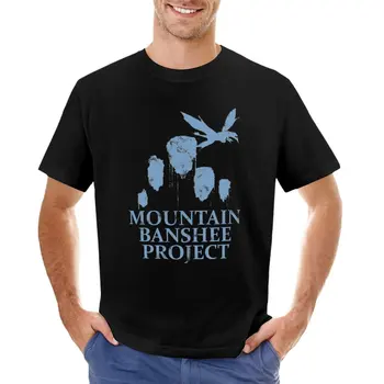 Винтажная футболка Mountain Banshee Project, спортивные рубашки, быстросохнущая рубашка, мужская футболка
