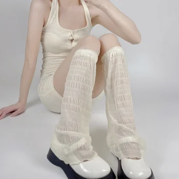 Японская сексуальная индивидуальность Удобная Сладкая пряная Широкая штанина Белый тонкий стиль Весна Jk Lolita Millennium Spice Girl Носок из рога