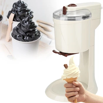 Электрическая машина для приготовления мороженого объемом 1 л Мини Автоматическая Йогуртница Бытовая машина для приготовления молочных коктейлей Сделай Сам Кухня