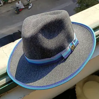 мужская фетровая шляпа, мужская фетровая шляпа с узлом, фетровая шляпа для летнего джаза, диско-шляпа для мужчин, черная фетровая шляпа с маленькими полями