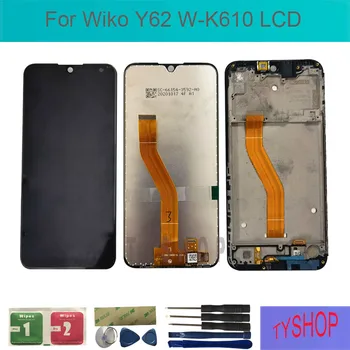 Для Wiko Y62 W-K610 ЖК-дисплей с сенсорным экраном, дигитайзер в сборе, запасные части с инструментами
