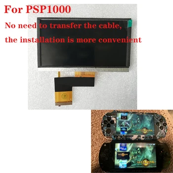 IPS ЖК-экран для PSP 1000 Нет необходимости добавлять кабель-адаптер Комплекты яркости подсветки ЖК-экрана 480*272 для Sony PSP1000