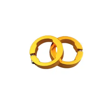 Стопорное кольцо для велосипедного руля из 2 предметов, Инструменты с фиксированной передачей, Аксессуары для горных велосипедов из алюминиевого сплава, захваты для шоссейных велосипедов, Стопорное кольцо
