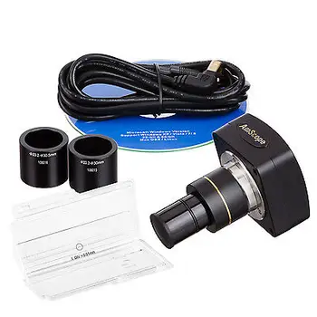 Цифровая камера AmScope MU900-CK с 9-мегапиксельным USB-микроскопом + калибровочный комплект