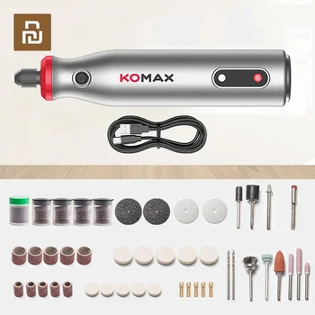 Вращающийся шлифовальный инструмент Youpin Komax 4.2 В, USB Зарядное устройство, Беспроводные Мини-Гравировальные Шлифовальные Полировальные домашние Электроинструменты с переменной скоростью вращения