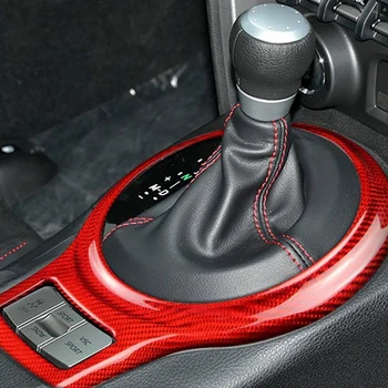 Крышка панели переключения передач из углеродного волокна Крышка рамы переключения передач центрального управления для Subaru BRZ Toyota 86 2013-2020