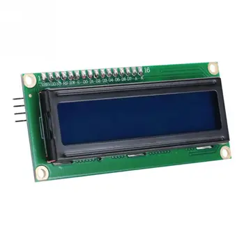 1шт IIC/IC2 Интерфейс LCD1602 Плата Адаптера 16x2 Символьный ЖК-дисплей Модуль 5 В Синий Экран Регулируемая Контрастность