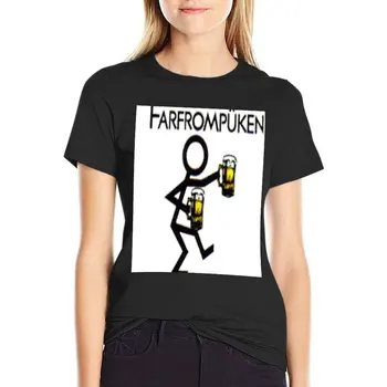 Футболка Farfrompukin, одежда в стиле хиппи, футболка с аниме, футболка оверсайз, однотонные футболки для женщин