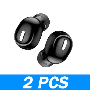 2 ШТ Мини Беспроводные Bluetooth-совместимые Наушники 5.0 in Ear Sport с Микрофоном Гарнитура Громкой Связи Беспроводные Наушники для iphone Xiaomi