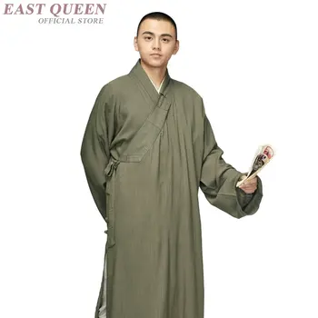 Одежда буддистского монаха Одежда дзен традиционная китайская одежда одежда монаха шаолиньского дзен буддистского монаха большого размера FF654 A