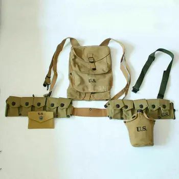 REPRO Вторая мировая война 2, полевая сумка первой помощи солдата армии США, 1928 г., Военный рюкзак, ВОЕННАЯ реконструкция