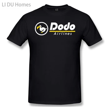 LIDU Высококачественная футболка с круглым вырезом из 100 хлопка Dodo Airlines Slim Fit, короткий рукав animal crossing new horizons