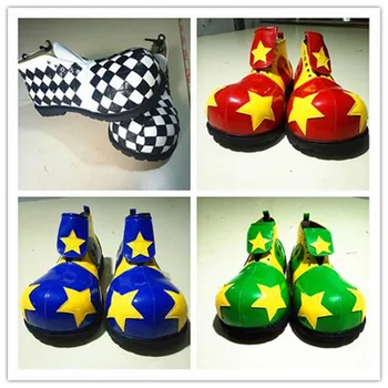 Ботинки звездного клоуна для взрослых, забавная обувь клоуна, принадлежности для вечеринок, реквизит для косплея на Хэллоуин