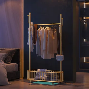 Стоячая вешалка для одежды, Скандинавская настенная вешалка для одежды, Угловая полка для хранения Arara De Roupa Мебель для гостиной LQQ35XP