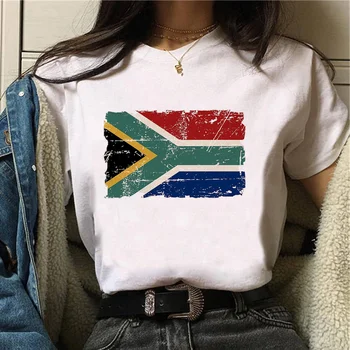 Африканская футболка женская летняя Y2K уличная футболка для девочек уличная одежда графического дизайнера одежды