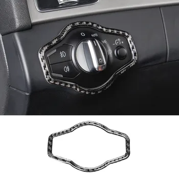Автомобильный стайлинг Кнопка включения противотуманной фары Рамка Накладка наклейка подходит для автоаксессуаров Audi A4 A5 Q5 S5