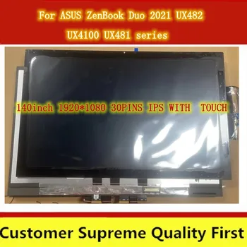 18100-1401 FHD 30 контактов IPS ЖК-экран В сборе С Сенсорным экраном Для ASUS ZenBook Duo UX482 UX482EA UX482EG UX4100ER серии UX481