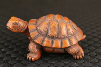 украшение стола фигуркой черепахи ручной работы из китайского самшита