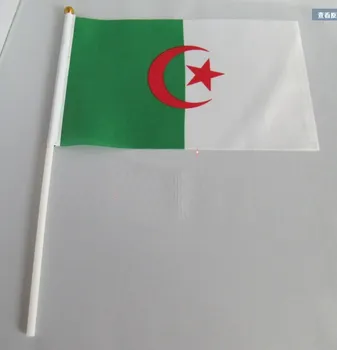 14 * 21 см Алжирский ручной сигнальный флаг, маленькие флажки-баннеры