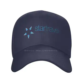 Джинсовая кепка с логотипом Star Travel высшего качества, бейсболка, вязаная шапка