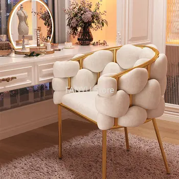 Современный комод Стулья для гостиной для девочек Спальня Минималистичные Роскошные стулья для гостиной Со спинкой Meuble Maison Furniture WZ50KT