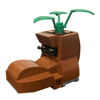Gobricks MOC Movie-Scales Plant Boot Креативный робот Строительные блоки Обувь Модель Bricks 21303 Игрушки для детей Подарок на День рождения