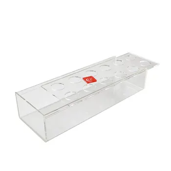 2023 Новая Прозрачная Акриловая коробка для цветов Акриловая коробка для цветов Прямоугольное Цветочное украшение для обеденного стола Акриловая коробка для цветов для дома