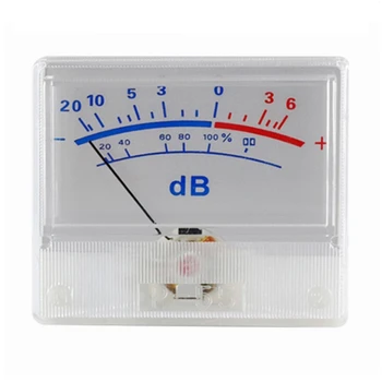 Квадратная коробка VU Meter датчик уровня ДБ Инструмент для тестирования оборудования VU Meter Инструмент для измерения уровня ДБ для дома DIY инструмент P15F