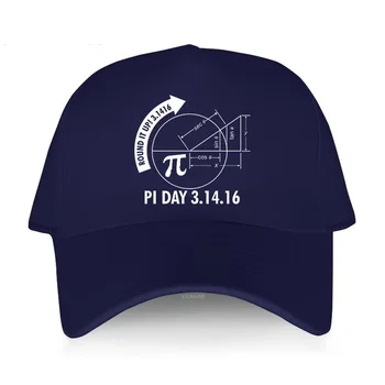 Горячая распродажа хлопчатобумажных Шапок Брендовая рыболовная шляпа для взрослых science Pi Day 3.1416 Round It Up Математический График Забавный Дизайн Взрослой Бейсболки