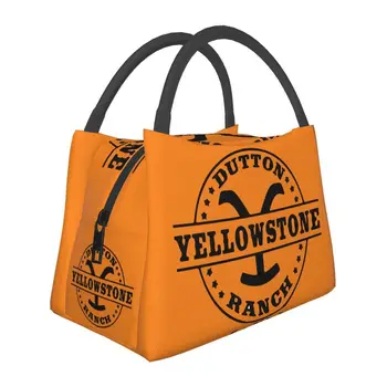 Утепленная сумка для ланча Dutton Ranch Yellowstone для женщин, переносной холодильник, термос для еды, ланч-бокс для кемпинга на открытом воздухе, путешествия