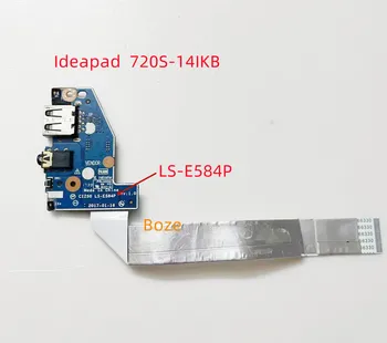 Для ноутбука Lenovo Ideapad 720S-14 720S-14IKB Плата с разъемом USB Аудио Звуковая карта Плата для наушников LS-E584P