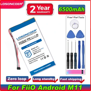 6500 мАч Батарея Для Fiio M11 Аккумуляторная батарея 4-проводной Штекер Для FiiO Android M11 Музыкальный MP3-плеер Hi-Fi Для Fiio M11 Pro Player