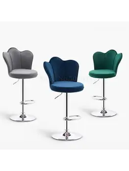 Креативный барный стул с подъемным механизмом, высокий барный стул, домашний барный стул, современный минималистичный барный стул, передний высокий стул