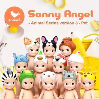 Sonny Angel Animal Series 3, Новые кукольные украшения в виде слепой коробки, Аниме, мини-фигурки, Игрушечная модель, кукольное украшение, сюрприз, Таинственная коробка, подарок