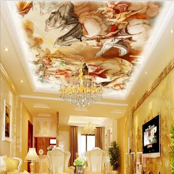 большая фреска wellyu на заказ, европейская роскошь, благородные и элегантные художественные фрески, потолочные обои, нетканые материалы, экологические обои