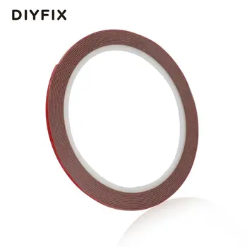 DIYFIX 3M Двусторонняя акриловая клейкая лента из вспененного материала, наклейка 2мм, 3мм, 10мм, 15мм, 20мм для ремонта мобильных телефонов, планшетов, ручных инструментов