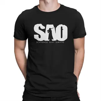 Футболка SAO SCAVENGE в стиле хип-хоп, алицизация, повседневная футболка, новейшая футболка для взрослых
