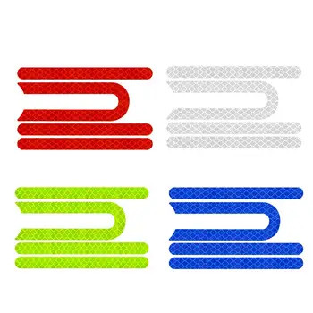 4 цвета светоотражающих наклеек для укладки, предупреждающая полоса о ночной безопасности для электрического скутера Xiaomi M365, аксессуары для скейтборда