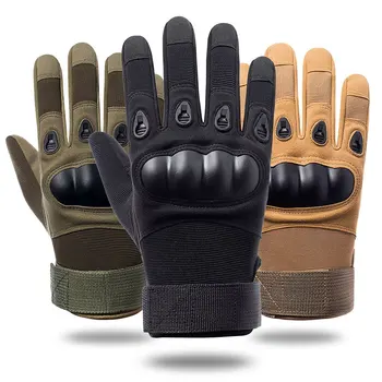 Мужские перчатки с полными пальцами, уличные военные тактические перчатки для спортзала, спортивная стрельба, Охота, Страйкбол, Мотоциклетные велосипедные перчатки