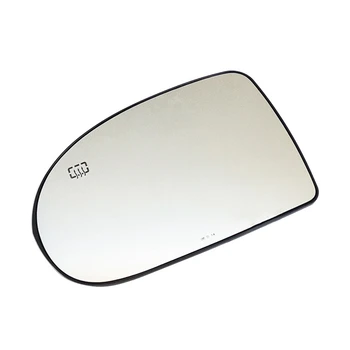 Стекло бокового зеркала левой двери с подогревом и защитной пластиной для JEEP Compass 2007-2017