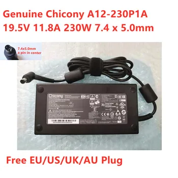Подлинный Chicony 19,5 V 11.8A 230 Вт A12-230P1A Адаптер Переменного Тока Для MSI GE75 GT72S G752VY GE63VR ADP-230EB T Зарядное Устройство Для Ноутбука
